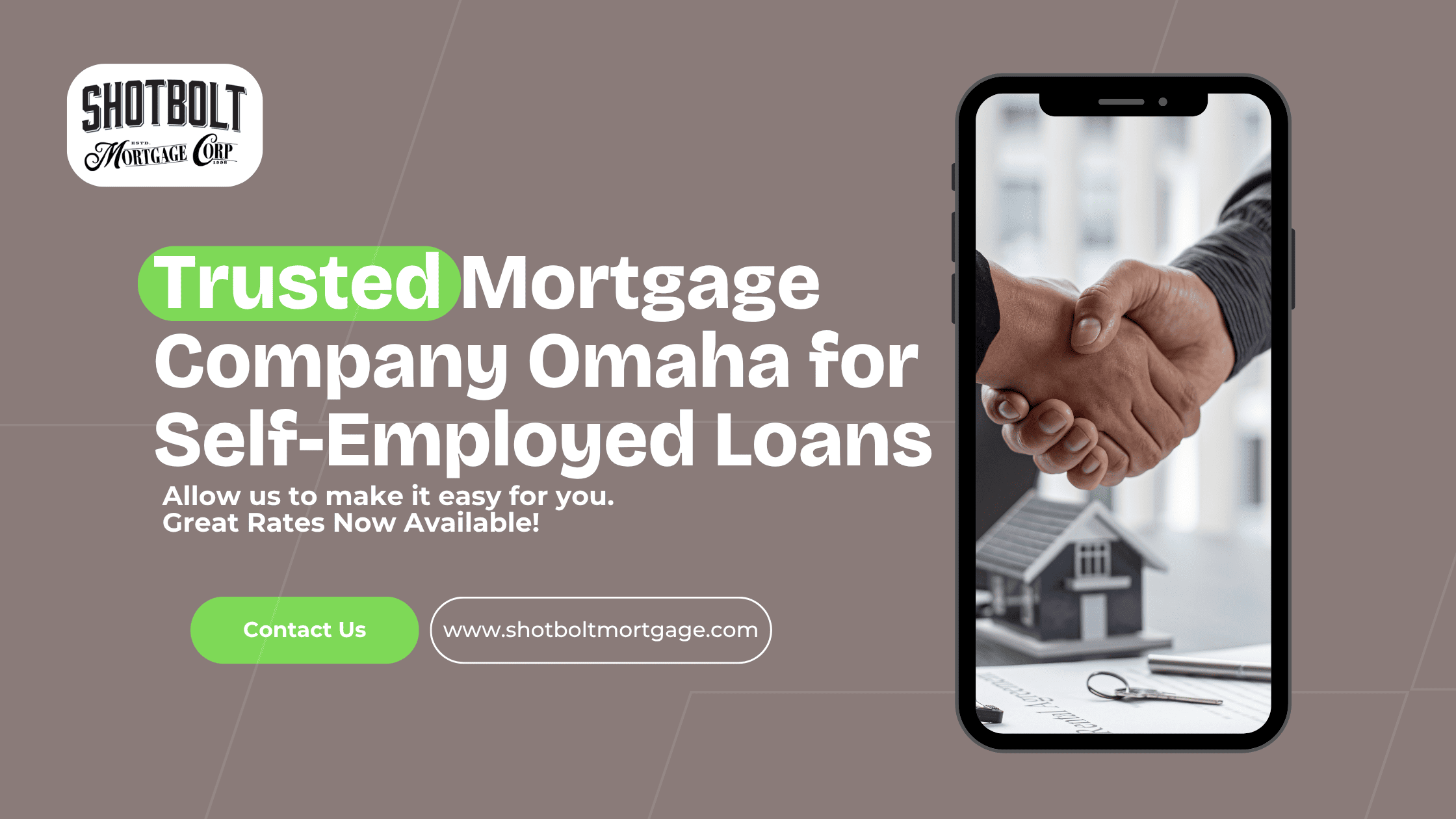 Trusted Mortgage Company Omaha for Self-Employed Loans